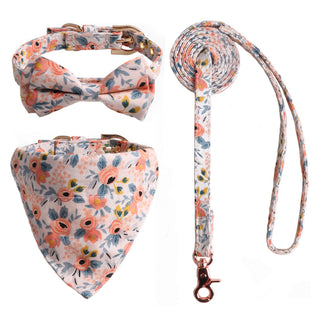 Pet Collars Pattern Style Cat And Dog Leash Sets
